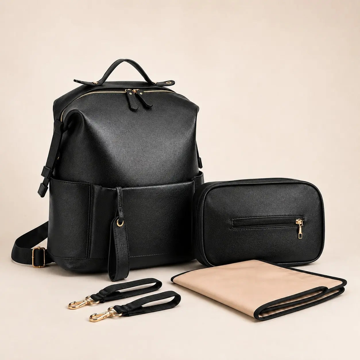 Sac à langer en cuir vegan Image
