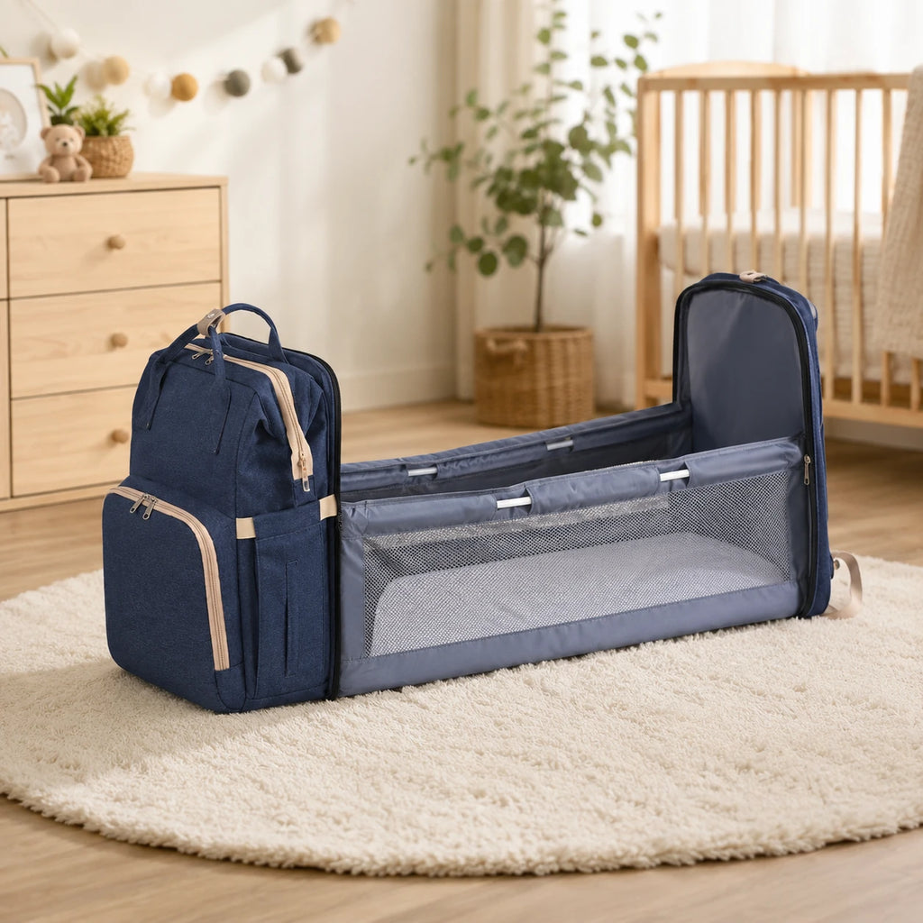Sac à dos à langer berceau pliable