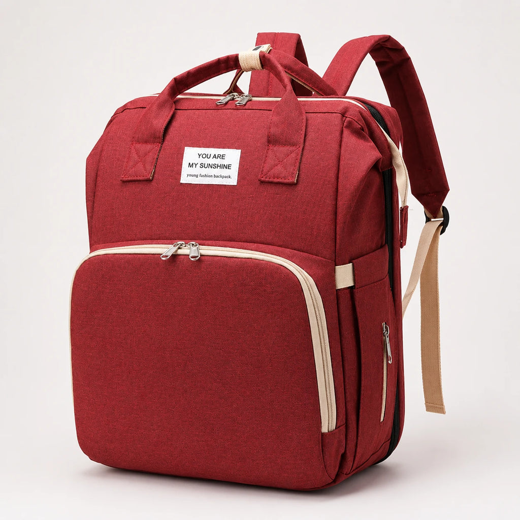 Sac à dos à langer berceau pliable