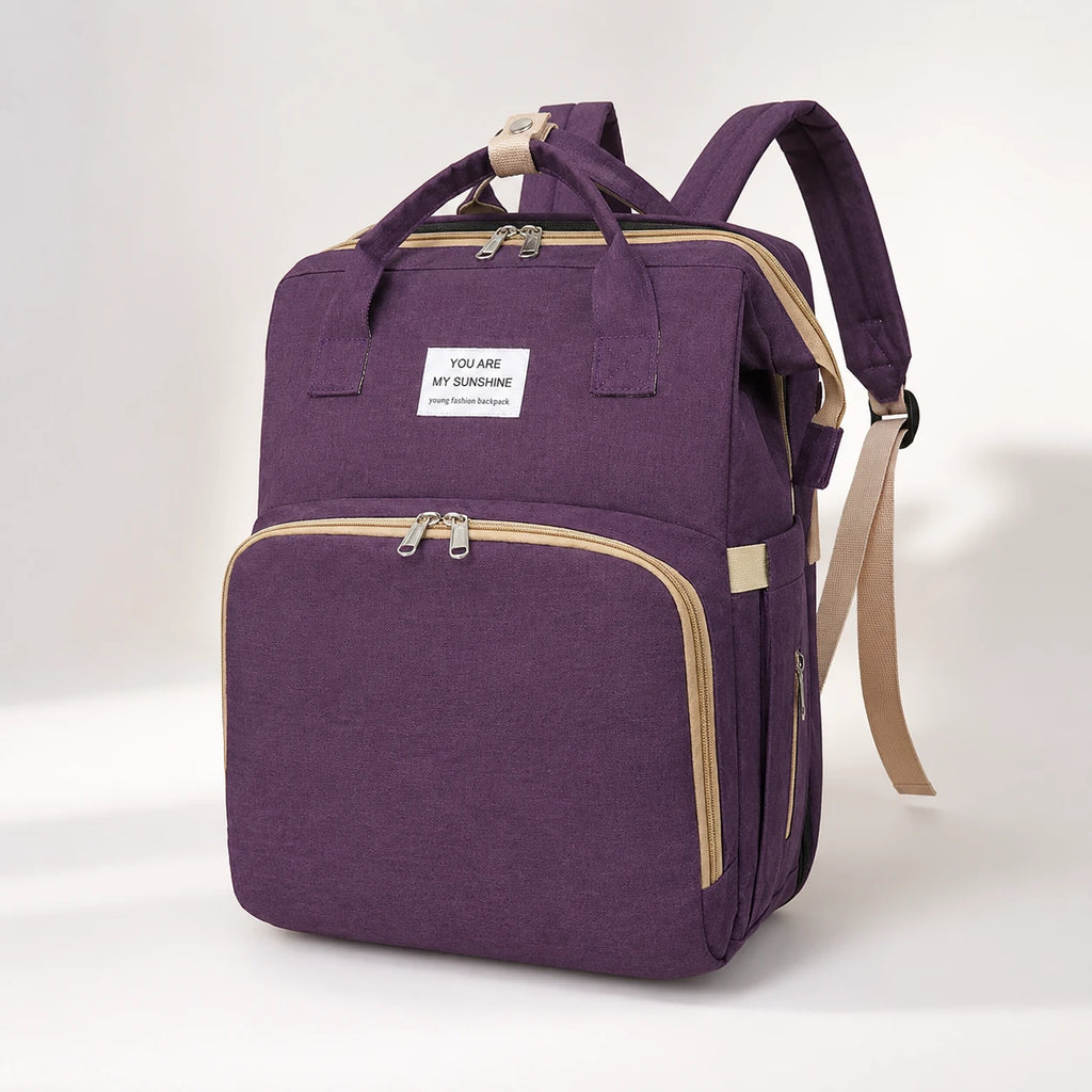 Sac à dos à langer berceau pliable
