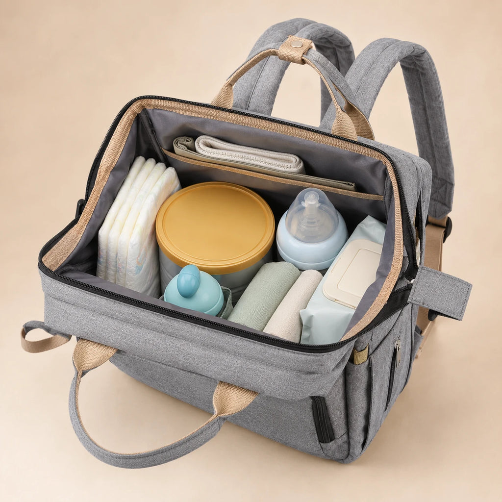 Sac à dos à langer berceau pliable