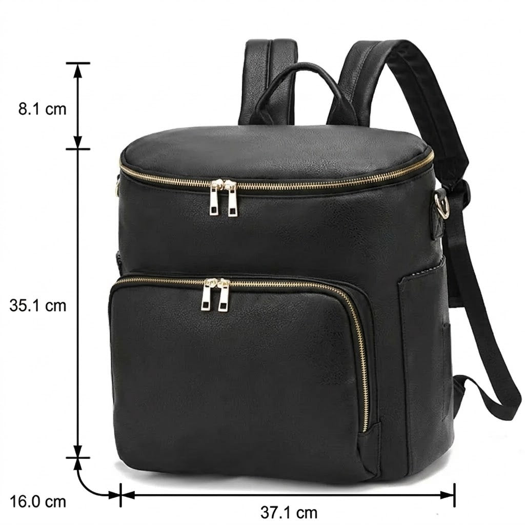 sac à dos à langer poussette en denim - vue produit 5