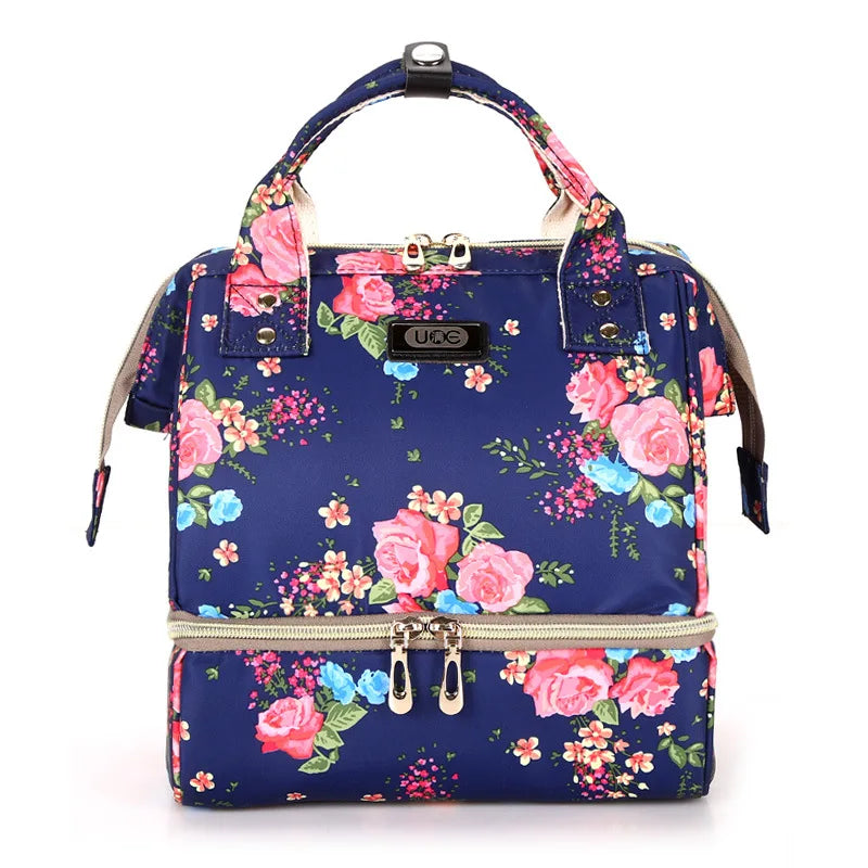 sac à dos à langer motif diamant multifonction - vue produit 4