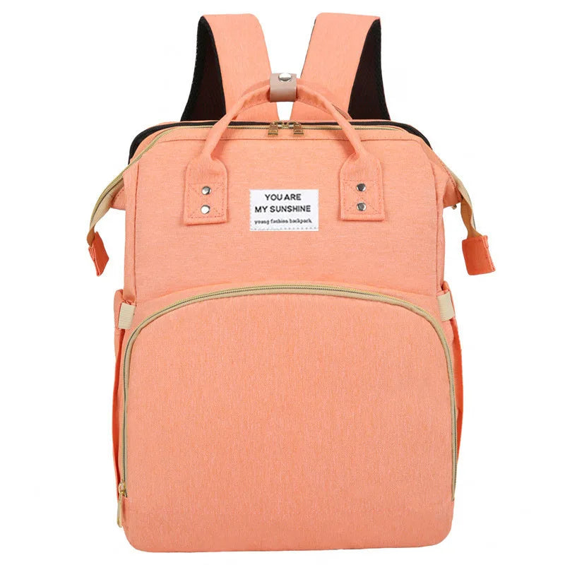 sac à dos à langer avec berceau pliable - vue produit 8