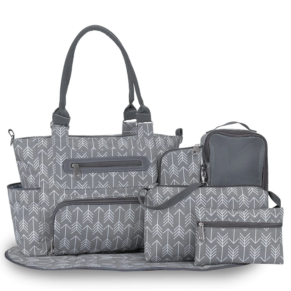 sac à langer cabas set 7 pièces - vue produit 8