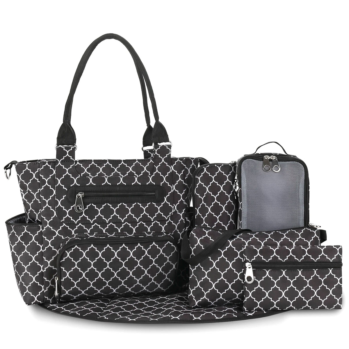 sac à langer cabas set 7 pièces - vue produit 6