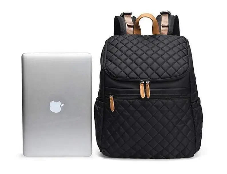 sac à dos à langer denim isotherme patchwork - vue produit 5
