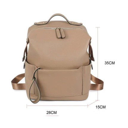 sac à dos à langer en simili cuir multi-poches - vue produit 4
