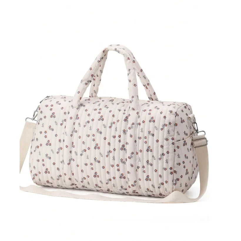 sac à langer cabas à motif floral - vue produit 6