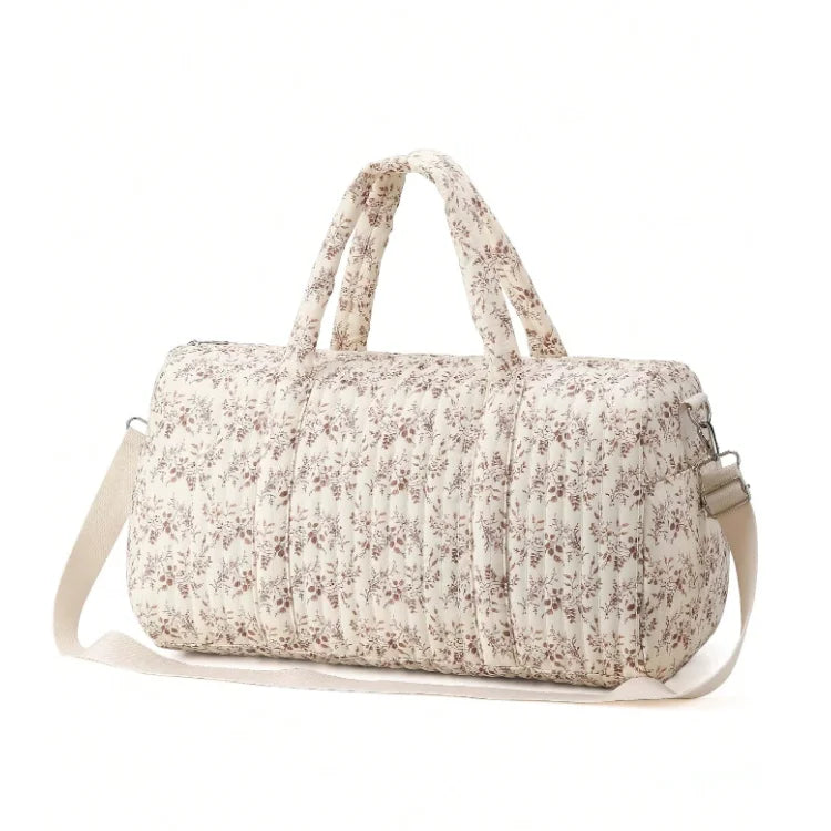 sac à langer cabas à motif floral - vue produit 7