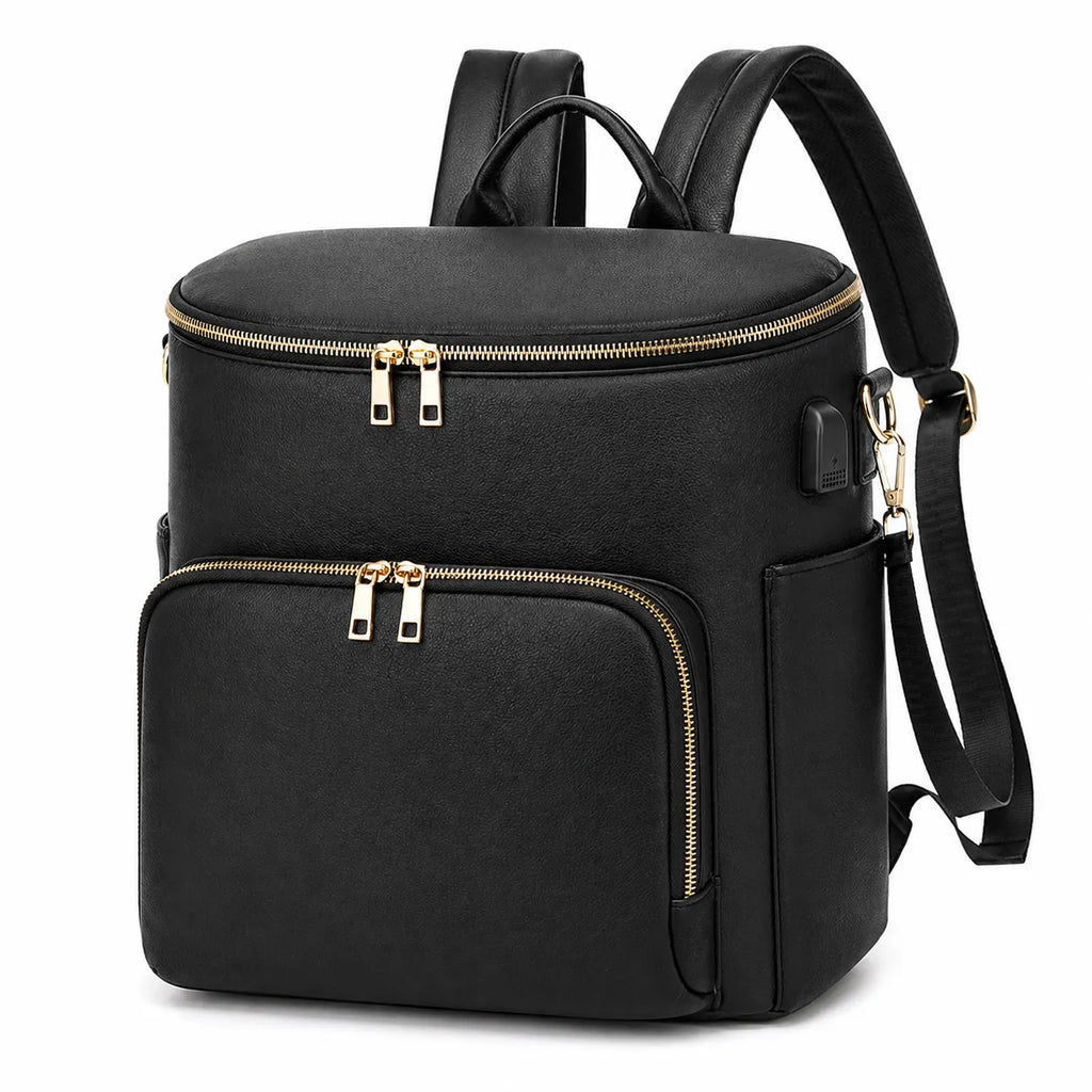 sac à dos à langer poussette en denim - vue produit 2