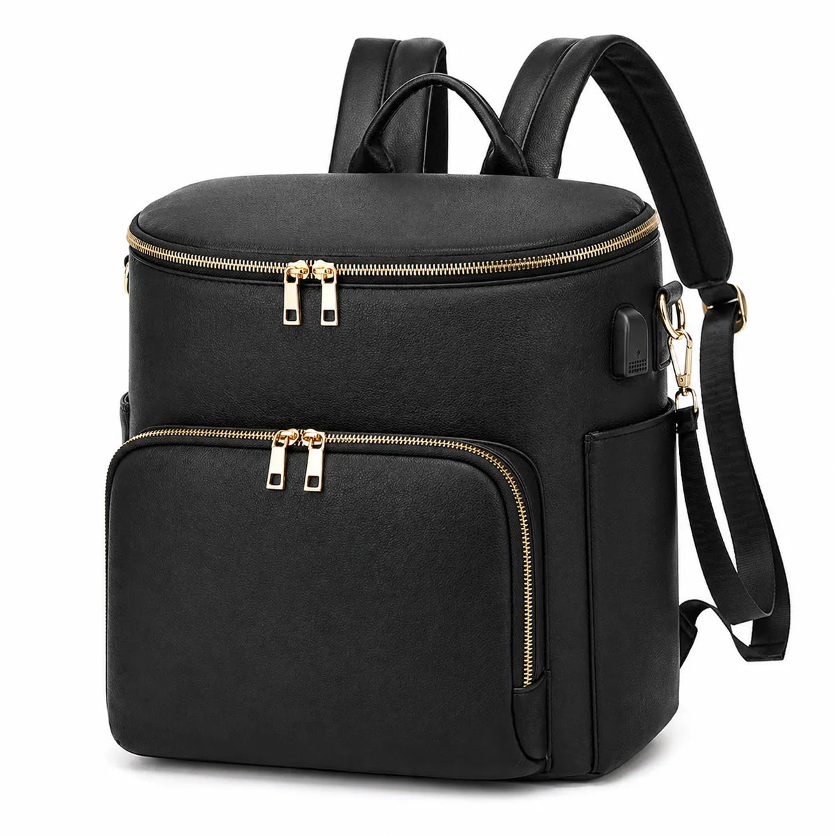 sac à dos à langer poussette en denim - vue produit 2