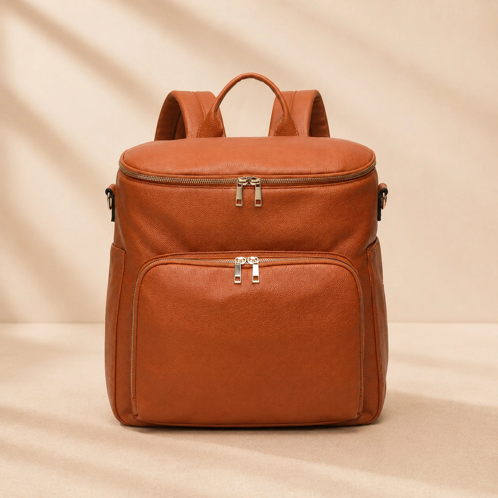 Sac à dos à langer poussette à sangles intégrées