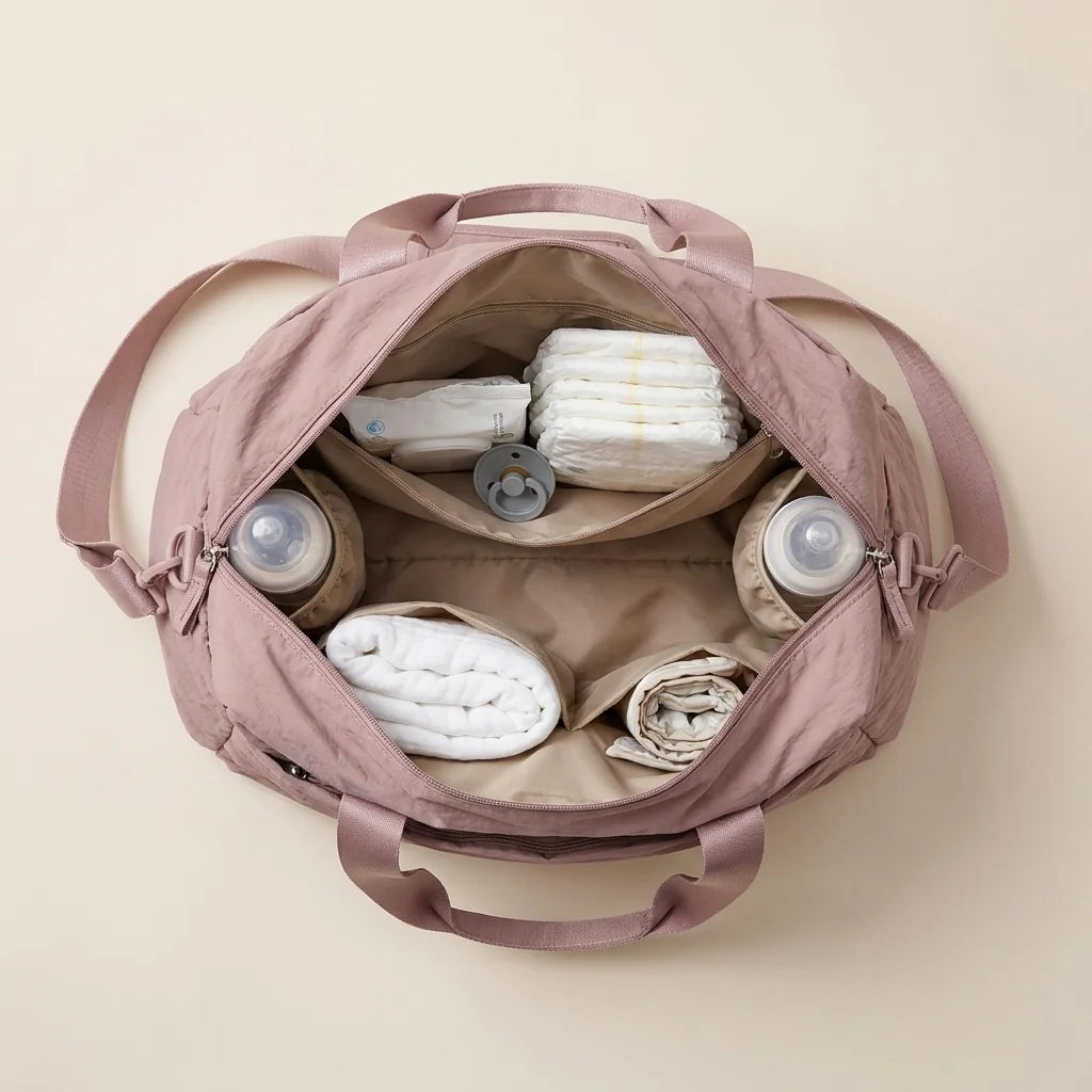 Sac à langer cabas poussette - organisation intérieure zéro fouille pour parents Image