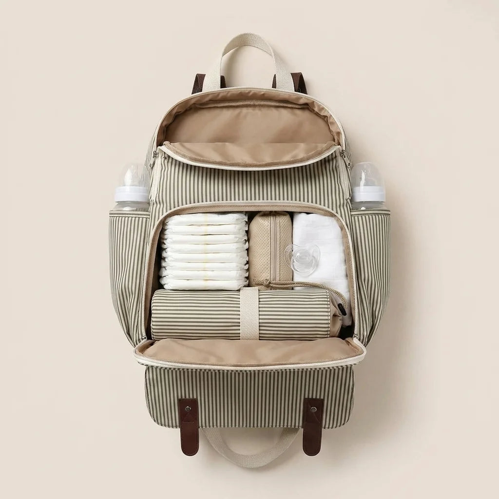 Sac à langer kit 3 en 1 - organisation intérieure zéro fouille pour parents