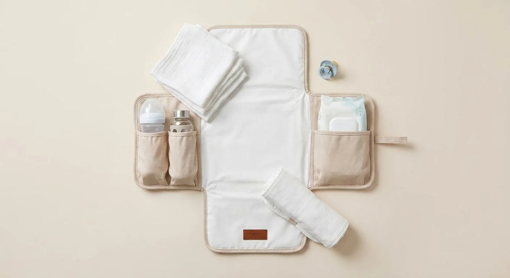 Sac à langer tapis nomade - organisation intérieure zéro fouille pour parents