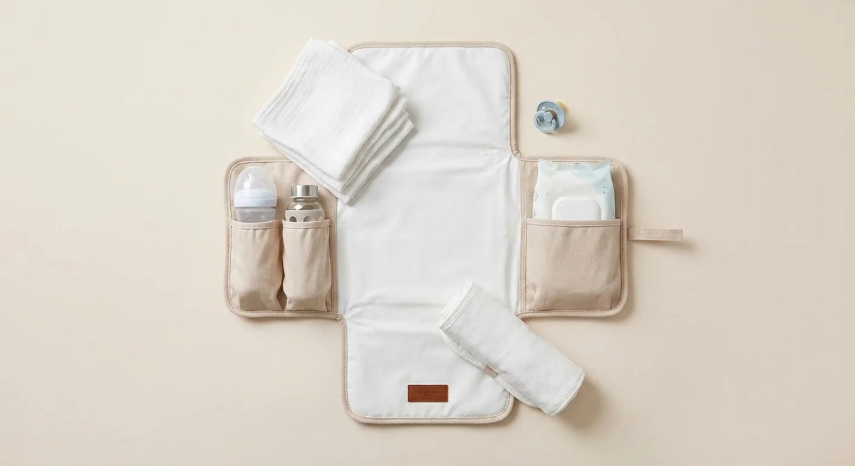 Sac à langer tapis nomade - organisation intérieure zéro fouille pour parents