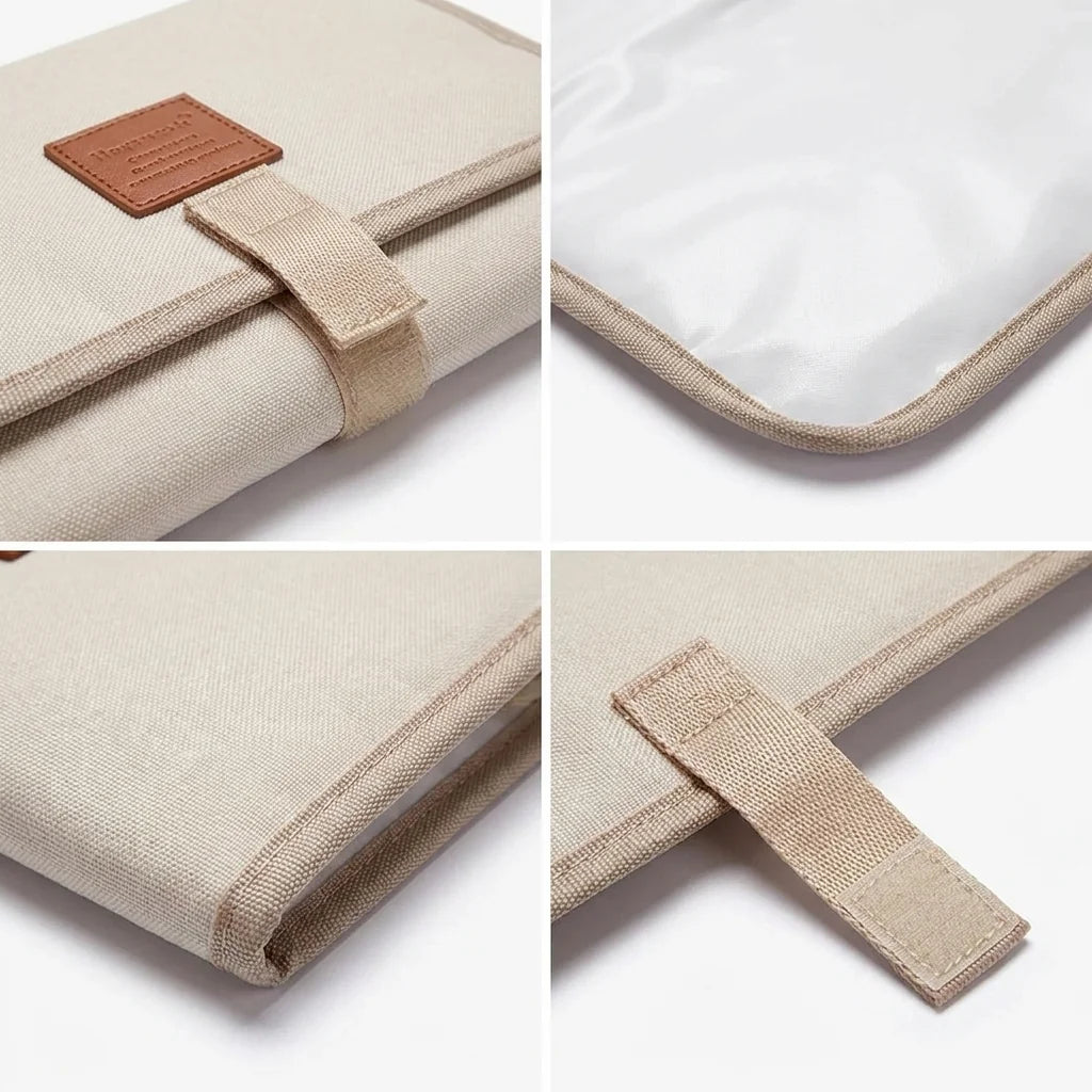 Détails techniques sac à langer tapis nomade - poche isotherme imperméable bretelles