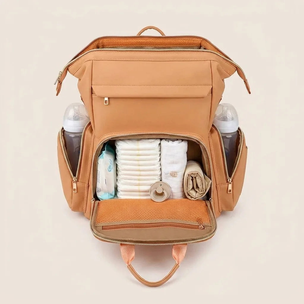 Sac à langer unisexe papa maman - organisation intérieure zéro fouille pour parents